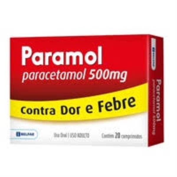 PARAMOL 500MG C/20 COMPRIMIDOS